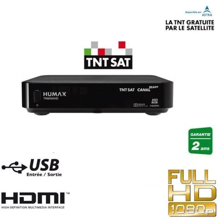 Récepteur Satellite SEDEA ST-5300HD TNT SAT - Carte Incluse (Occasion, Fonctionnel)