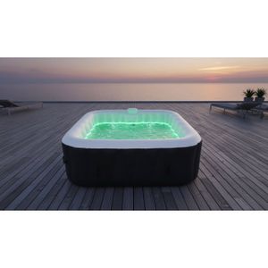 Spa gonflable Sunspa AC02 LED 6 places carré