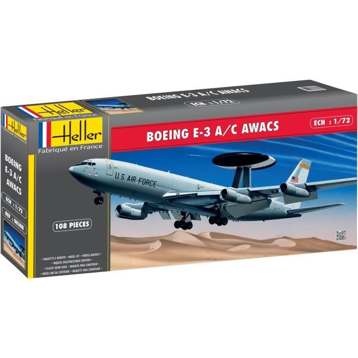 HELLER Maquette Boeing E-3B Awacs - Echelle 1/72