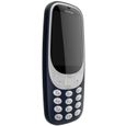 Téléphone mobile - NOKIA - 3310 DS TA-1030 NV FR BLEU FONCE - GSM - 2,4" - 1200 mAh - Bleu-0