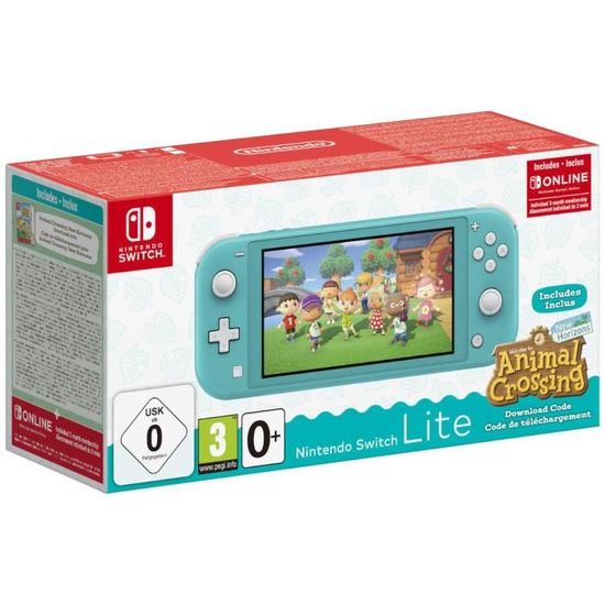 Console portable Nintendo Switch Lite • Turquoise + Animal
