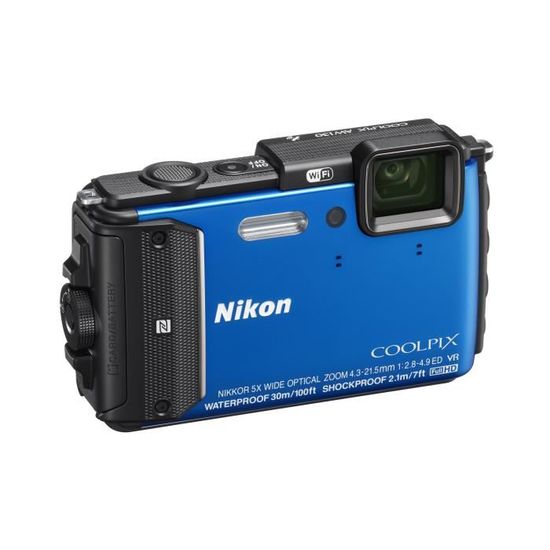 Appareil photo numérique compact NIKON Coolpix S3000 bleu