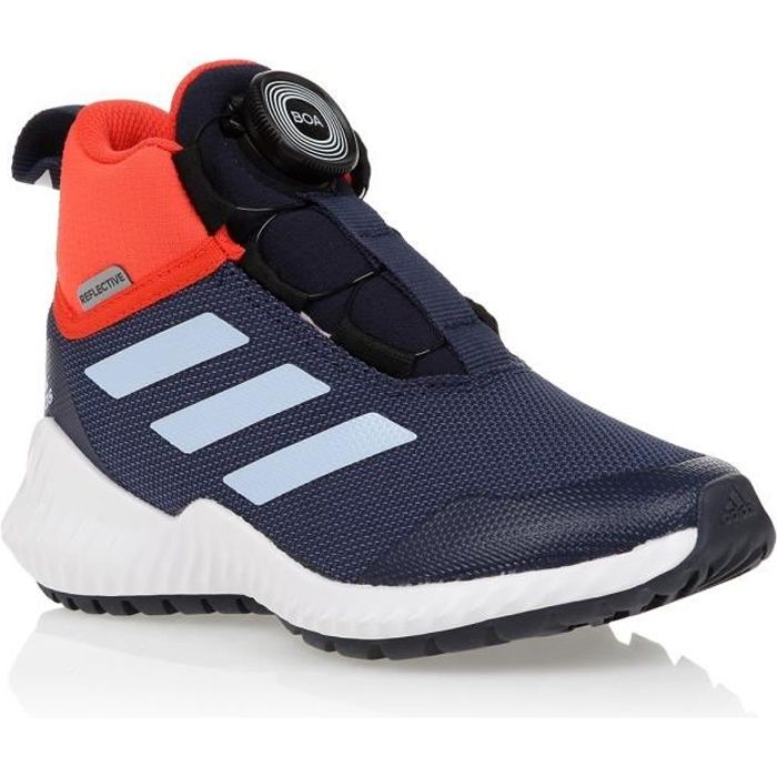 ADIDAS Baskets Forta Trail Boa K - Enfant - Bleu et rouge - Achat 