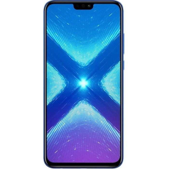 Vente Téléphone portable HONOR 8X Bleu 128 Go - Version françai pas cher Vente Téléphone portable HONOR 8X Bleu 128 Go - Version françai pas cher