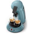 Machine à café PHILIPS SENSEO Original Bleu Gris + 2 packs de dosettes Espresso Classique-3