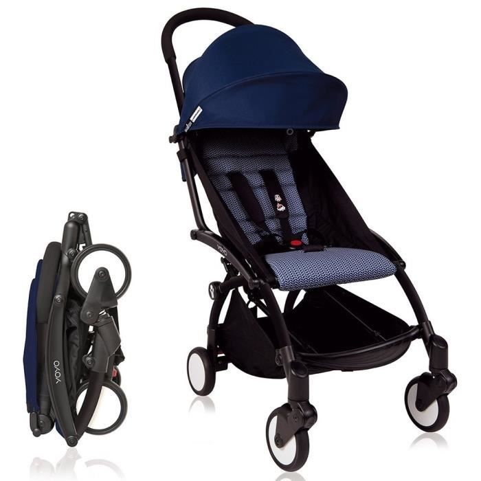 BABYZEN Poussette YOYO+ Pack complet de 0 à 3 ans - Noir / Bleu - Cdiscount  Puériculture & Eveil bébé