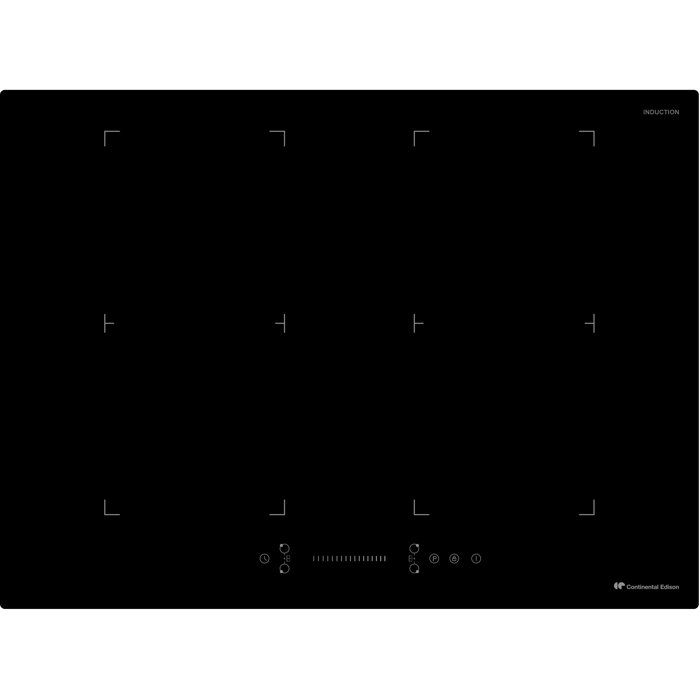 Plaque à induction CONTINENTAL EDISON 4 foyers 70 cm CETI724Z2FLEX