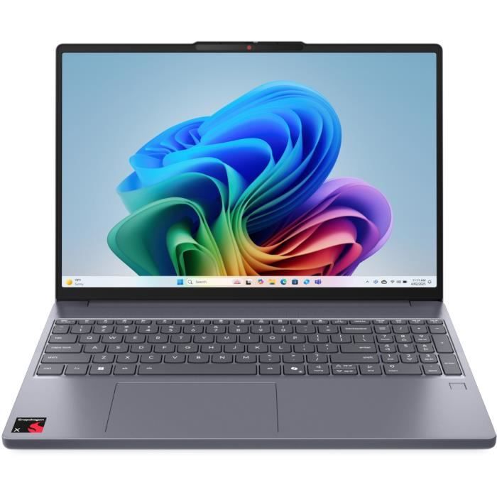 PC portable LENOVO IdeaPad Slim 3 15Q8X10  153 WUXGA IPS – Qualcomm Snapdragon X – 16 Go – 512 Go – Capot Aluminium – Copilot +