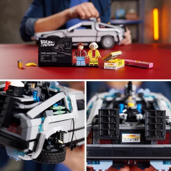LEGO 10300 : superbe promo la machine à remonter le temps de Retour vers  le futur