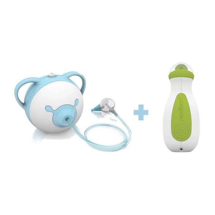 NOSIBOO Mouche bébé électrique bleu + Go mouche bébé portable