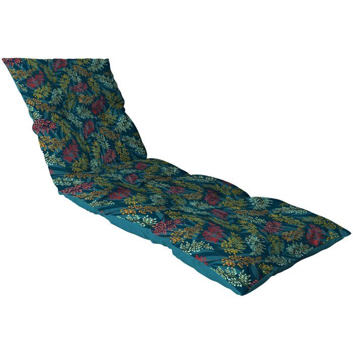 Coussin bain de soleil - JARDIN PRIVE - Flocons Brasilia - 118 x 78 x 54 cm
