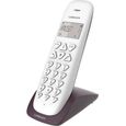 Téléphone sans fil LOGICOM VEGA 155T SOLO avec répondeur - Aubergine-0