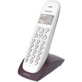 Téléphone sans fil LOGICOM VEGA 155T SOLO avec répondeur - Aubergine-1