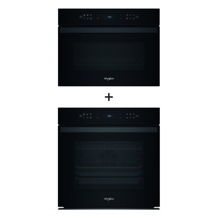 Pack Four encastrable - Pyrolyse + Hydrolyse - WHIRLPOOL - Noir - 73L + Micro-ondes combiné encastrable - WHIRLPOOL - Noir - 52L Pack Four encastrable - Pyrolyse + Hydrolyse - WHIRLPOOL - Noir - 73L + Micro-ondes combiné encastrable - WHIRLPOOL - Noir - 52L