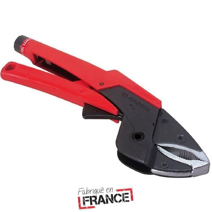 Pince-étau FACOM SC.501AMPG Semi-automatique - Ouverture 60 Mm, Déverrouillage à Gâchette, Fabriqué En France