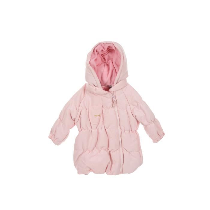 Naf Naf Parka Rose Clair Bebe Fille Rose Clair Cdiscount Pret A Porter