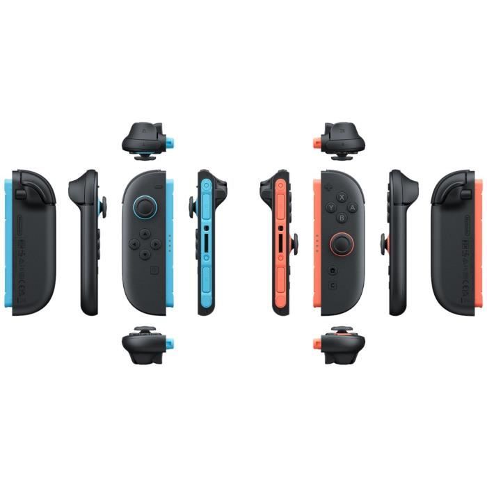 Paire de manettes Joy-Con 2 Bleu Clair & Rouge Clair pour Nintendo