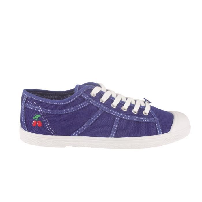 basket femme bleu roi