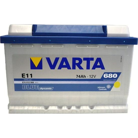 Varta Maroc - VARTA E11 L3 12V 74 Ah 680 A BATTERIE VOITURE