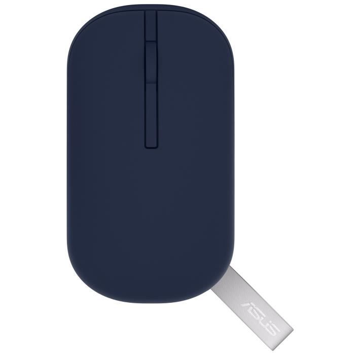 Souris Sans Fil - ASUS Wireless Mouse MD100 - Ambidextre - Coloris Quiet Blue + Solar Blue