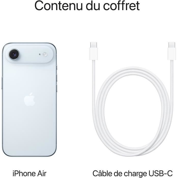 APPLE iPhone Air 256GB Sky Blue - Cdiscount Téléphonie