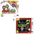 Pack 2 jeux 3DS : Mario & Luigi paper jam + Luigi's Mansion 2-0