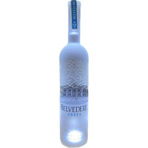 VODKA Belvedere - Vodka de céréales - Pologne - 40%vol - 70cl - Blue Light bouteille lumineuse