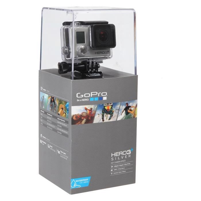 GOPRO  HERO+3 Camera Sport - Silver 