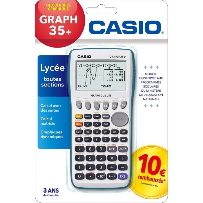 Promo Calculatrice Graphique Graph35+e Ii Casio chez Carrefour