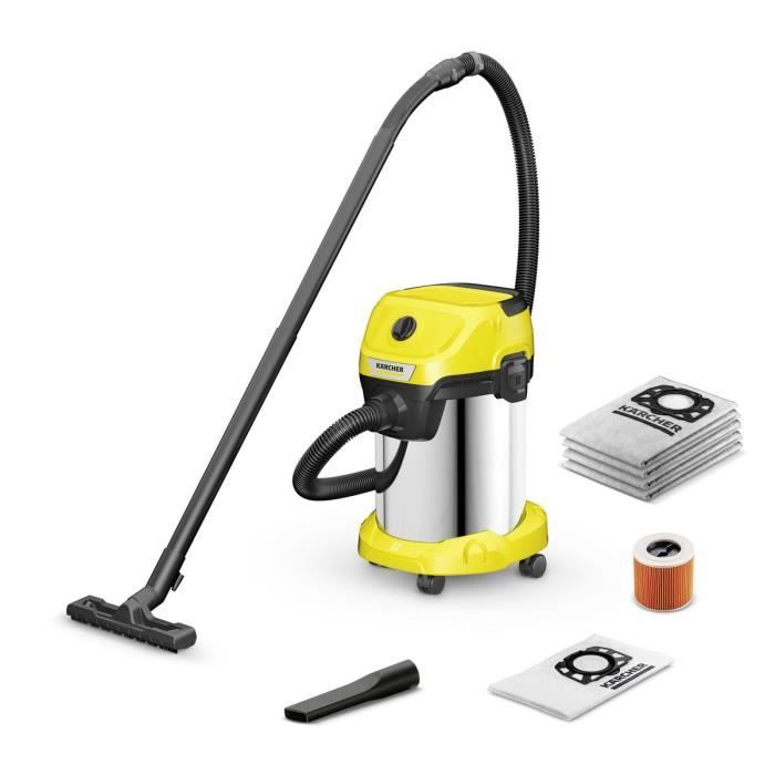 Aspirateur Eau et Poussière Karcher WD3S – 1000W, Capacité 19L, Fonction Soufflerie - vue 10