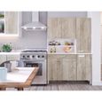 Buffet de cuisine Rouge