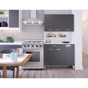 BUFFET DE CUISINE TACOMA Buffet de cuisine L 100 cm - gris mat