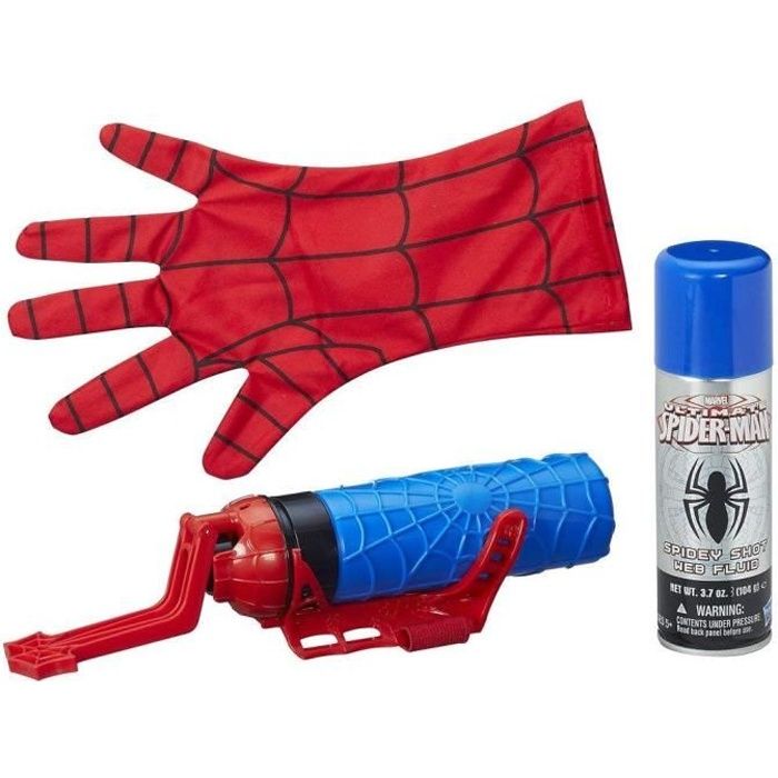 MacroHu 1 x Spiderman Gants de lanceur pour enfant Spiderman