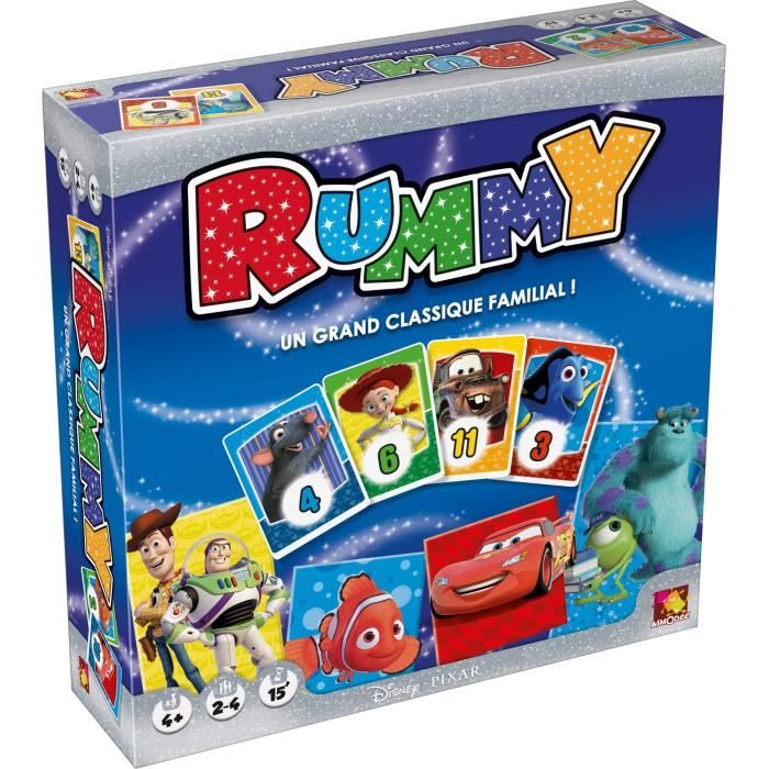ASMODEE - Disney classiques - Jeu de société Rummy Disney