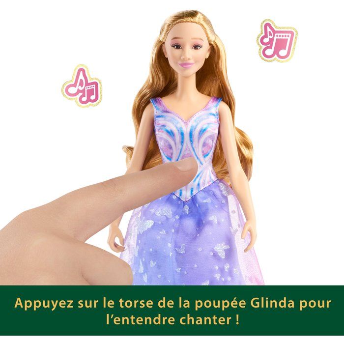 Poupée Chantante Wicked Glinda - Jouet Collectible Du Musical De