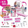 Barbie - Véhicule Médical 2 en 1 - Transformable en Hôpital  - Sons et Lumières - Dès 3 ans - 20 Accessoires-3