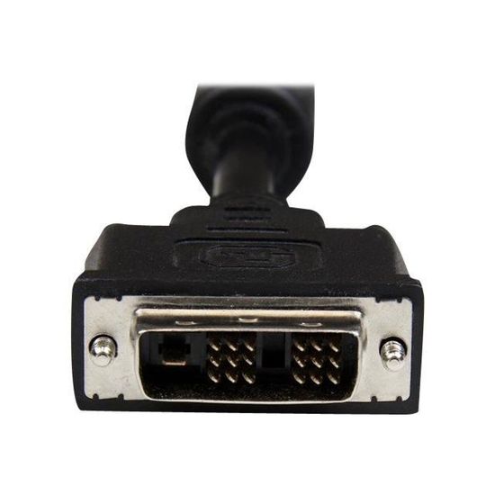 STARTECH Câble DVI-D Single Link de 1 m - Cordon vidéo DVI vers DVI pour écran numérique - M/M - 1920x1200 - Noir