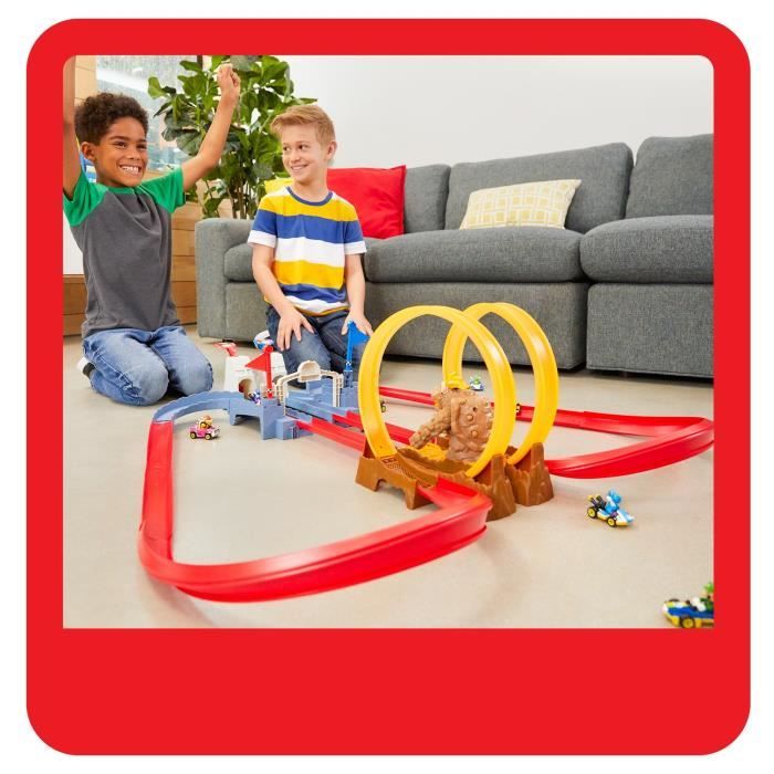 Circuit HOT WHEELS Mario Kart Course Chaotique Château de Bowser
