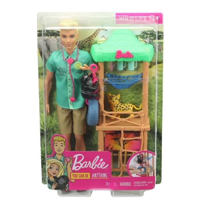 Barbie m tiers barbie et sa cuisine a modeler sons et lumieres