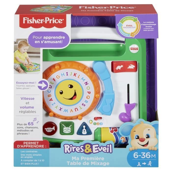 FISHER-PRICE - Ma 1ère Table De Mixage - Instrument de musique