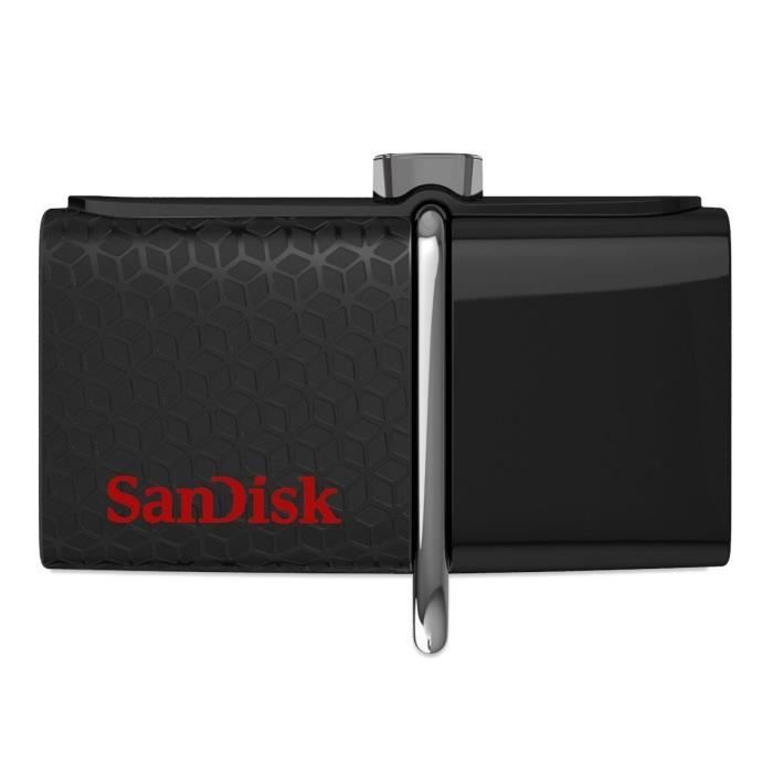 SanDisk Clé USB 3.0 Ultra - 128 Go - Noir