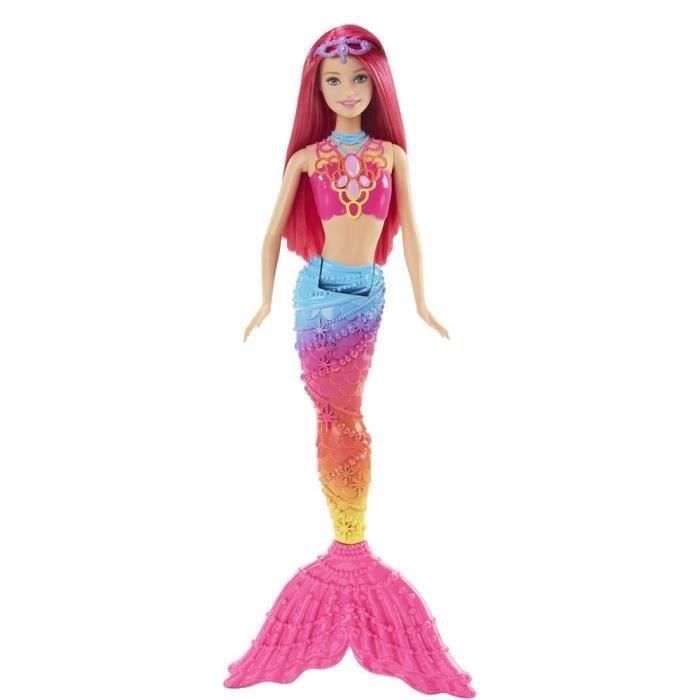 Barbie sirene multicolore arc outlet en ciel