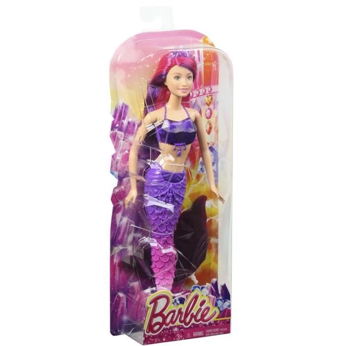 BARBIE Sirene Multicolore Bijoux Cdiscount Jeux Jouets