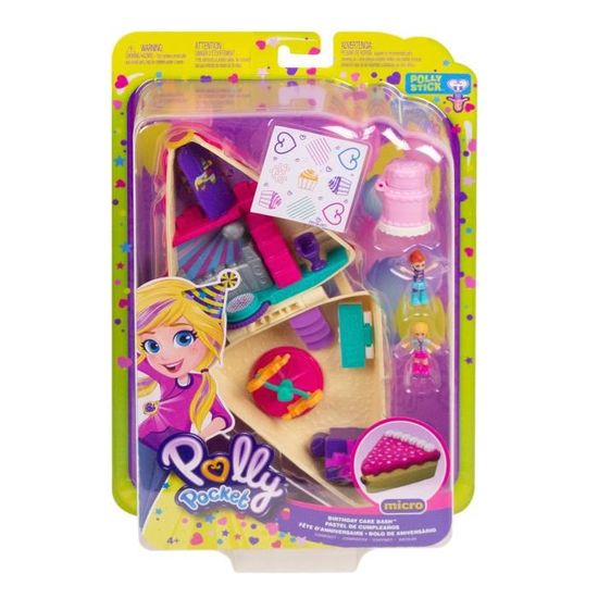Polly Pocket Coffret Univers Gateau D Anniversaire Cdiscount Jeux Jouets