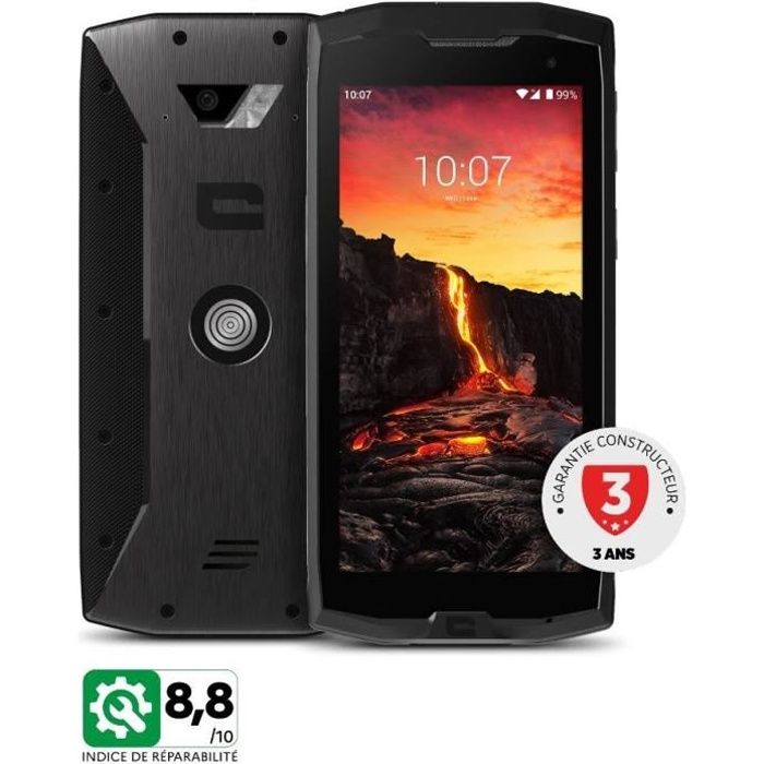 Top achat T&eacute;l&eacute;phone portable CROSSCALL Core M4 Noir pas cher