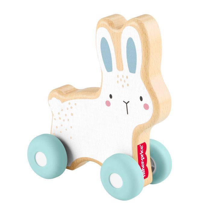 Lapin À Pousser En Bois Fisher price La Boite