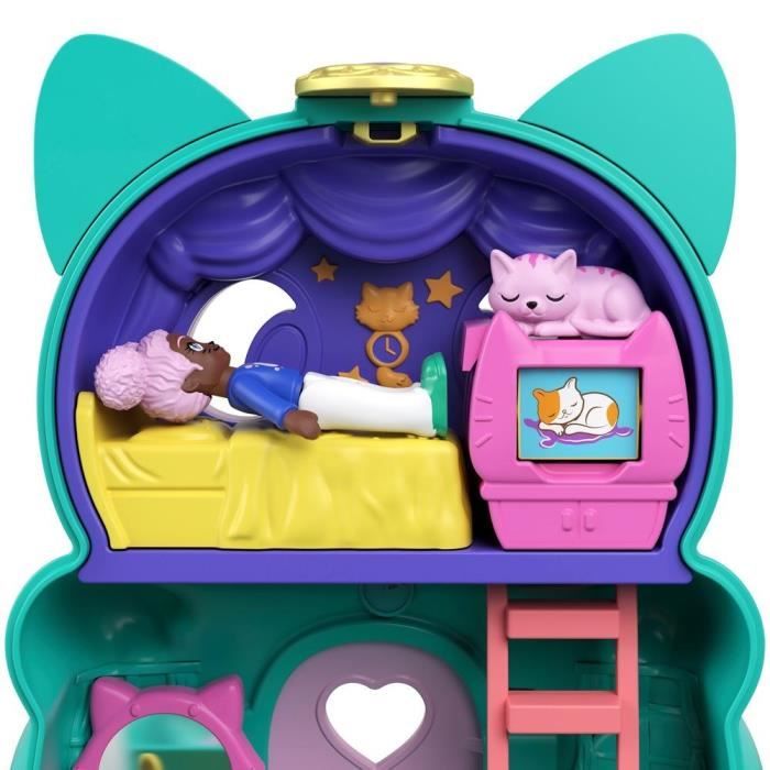 Polly Pocket Coffret Shani Sac Chat Câlin sur le thème vétérinaire avec 2  mini-figurines et 18 accessoires, Jouet Enfant, Dès 4 ans, HGT16 :  : Jeux et Jouets