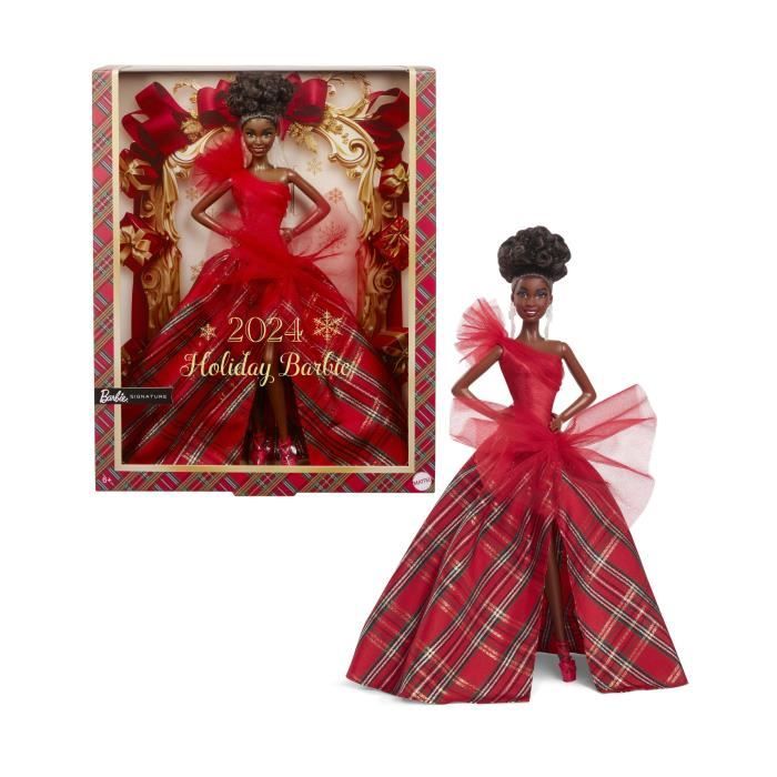 BARBIE Poupée joyeux noël brune - vue 2