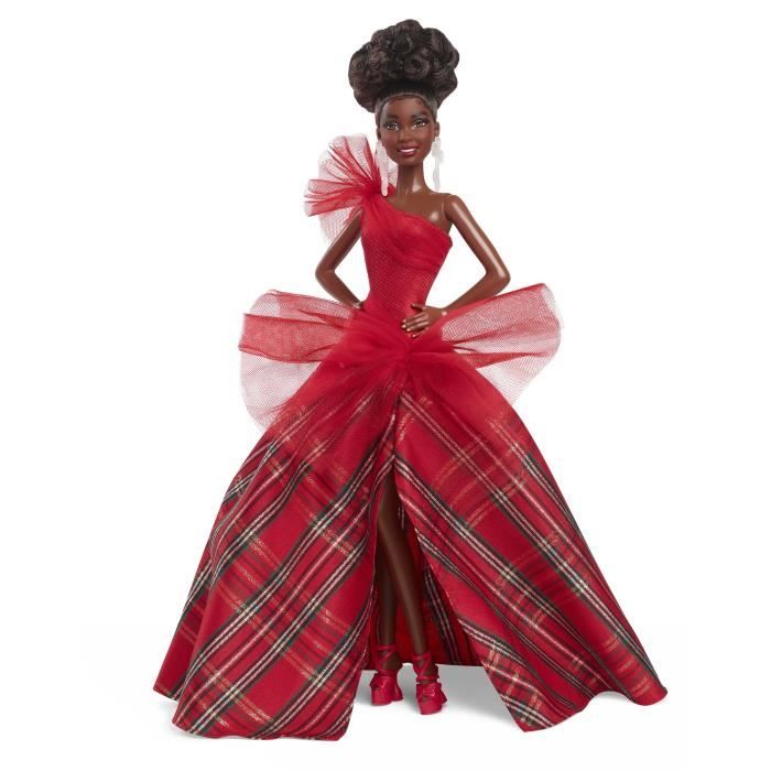 Poupée Barbie Joyeux Noël 2021 Brune - Poupée - Achat & prix