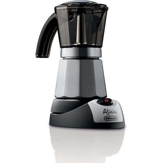 Cafetière filtre Delonghi Cafetière électrique 1800W de 1,25L pour 10 tasses - Glas Silber